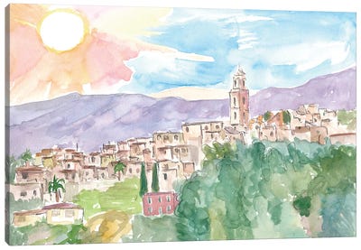 Bussana Vecchia Artist Town In Sanremo Italy Canvas Art Print