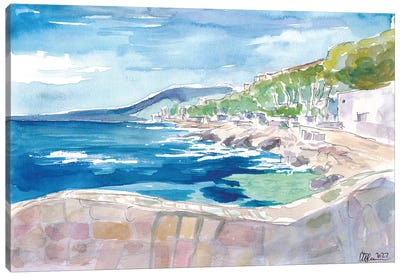 Mediterranean Dreams In Cote Dazur Provence France Canvas Art Print