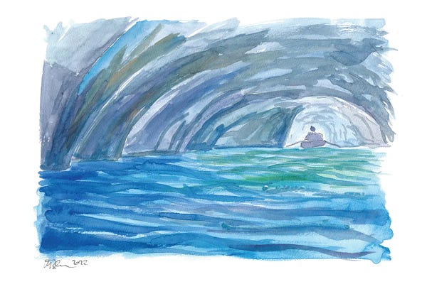 Markus & Martina Bleichner: Grotta Azzurra - A Blue Grotto Capri Boat Excursion by Markus & Martina Bleichner