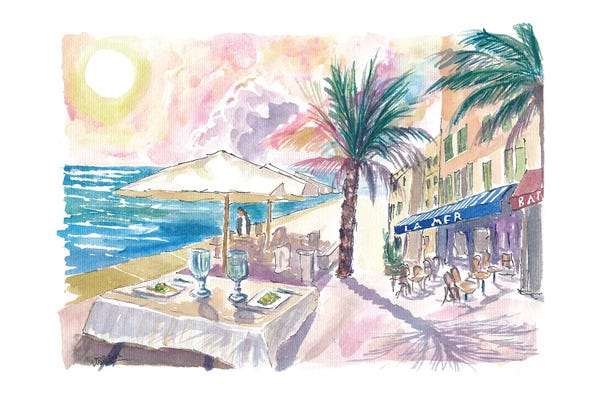 Markus & Martina Bleichner: Mediterranean Seaview During Romantic Afternoon by Markus & Martina Bleichner