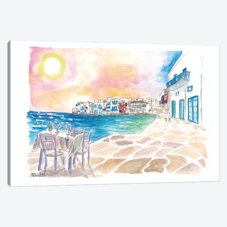 Romantic Sundowner In Picturesque Canvas Print #MMB840} by Markus & Martina Bleichner Canvas Print