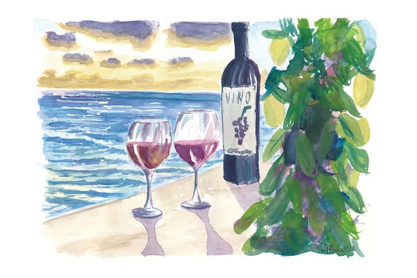 Markus & Martina Bleichner: Romantic Evening With Wine by Markus & Martina Bleichner