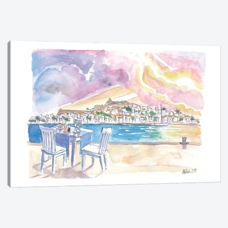 Sundowner With Gorgeous View Canvas Print #MMB844} by Markus & Martina Bleichner Canvas Art