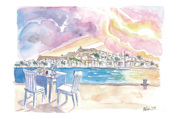 Markus & Martina Bleichner: Sundowner With Gorgeous View by Markus & Martina Bleichner