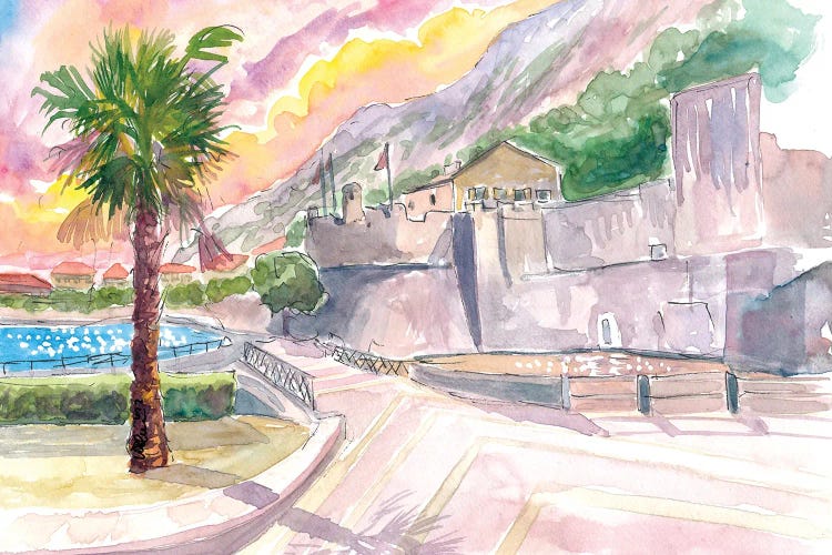 Kotor Montenegro City Walls And Seaview by Markus & Martina Bleichner wall art