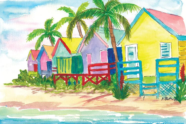 Colorful Caribbean Beach Houses For Dream Vacations