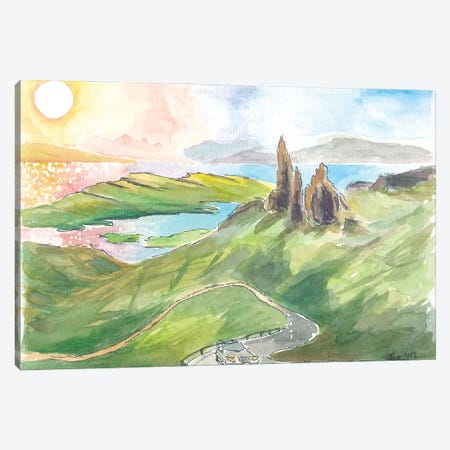Isle Of Skye Hebrides Road Trip With Old Man Of Storr Canvas Print #MMB927} by Markus & Martina Bleichner Canvas Art Print