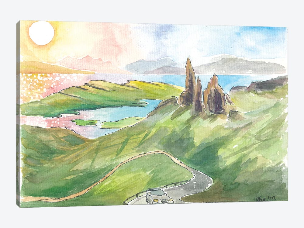 Isle Of Skye Hebrides Road Trip With Old Man Of Storr by Markus & Martina Bleichner 1-piece Canvas Art