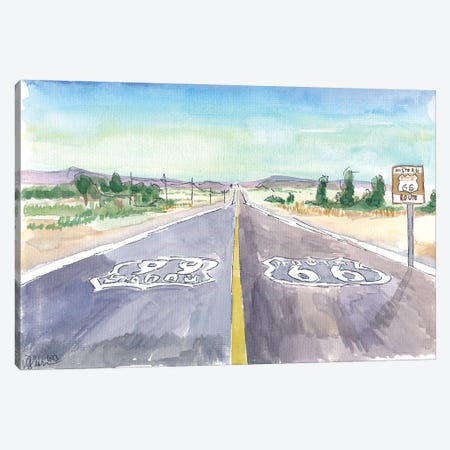 Road Trip On Historic Route 66 Scenic Drive Canvas Print #MMB937} by Markus & Martina Bleichner Canvas Art