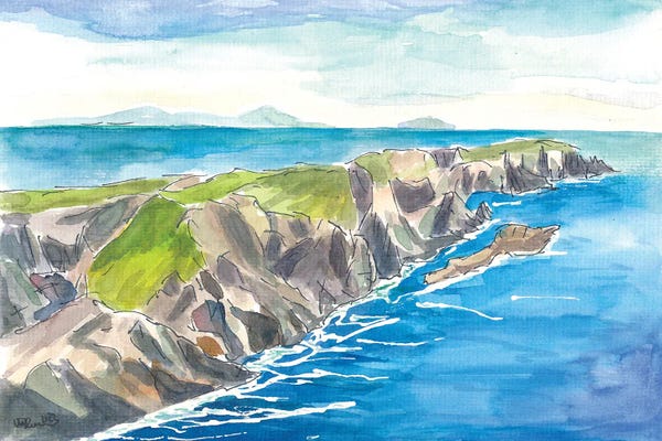 Markus & Martina Bleichner: Malin Head Northernmost Point Of Ireland In County Donegal by Markus & Martina Bleichner