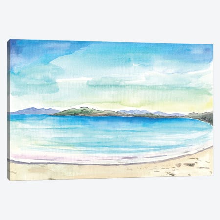Inishbofin White Beach On Irish Island On Atlantic Canvas Print #MMB954} by Markus & Martina Bleichner Canvas Art