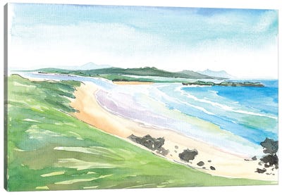 Donegal Irish Beach Dreams Near Inishowen Peninsula Canvas Art Print