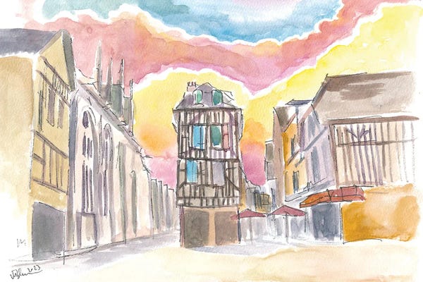 Markus & Martina Bleichner: Troyes Magic Old Town Houses In France by Markus & Martina Bleichner