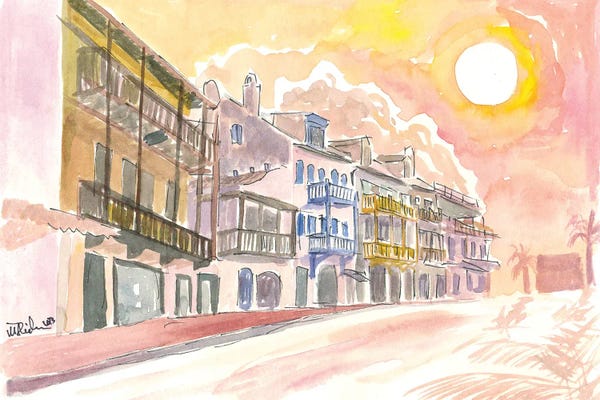 Markus & Martina Bleichner: Beautiful Rosemary Beach Street Scene On 30A In South Walton, FL by Markus & Martina Bleichner