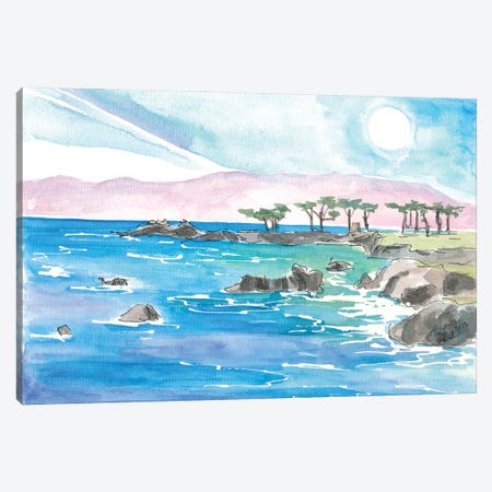 California Pacific Coastal Scene Near Monterey Canvas Print #MMB996} by Markus & Martina Bleichner Canvas Wall Art