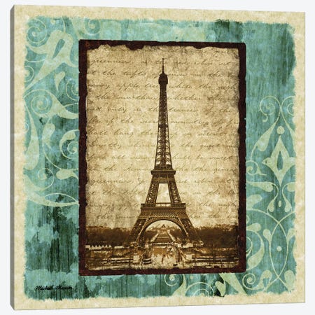 Parisian Trip I Canvas Print #MMC108} by Michael Marcon Art Print