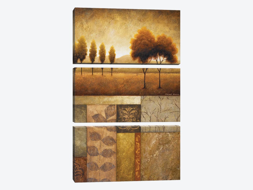 Plainview I by Michael Marcon 3-piece Canvas Wall Art