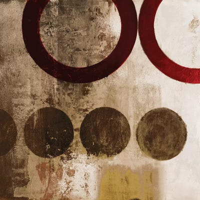 Red Liberate Square II by Michael Marcon art print