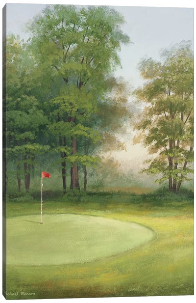 Amacoy Green I Canvas Art Print - Golf Course Art