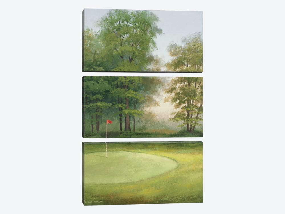 Amacoy Green I by Michael Marcon 3-piece Canvas Print