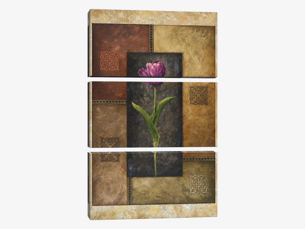 Violet Tulip by Michael Marcon 3-piece Art Print