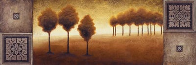 Warm Horizon II by Michael Marcon multi panel art