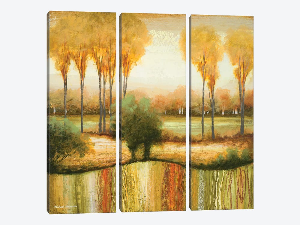 Early Morning Meadow I by Michael Marcon 3-piece Canvas Artwork