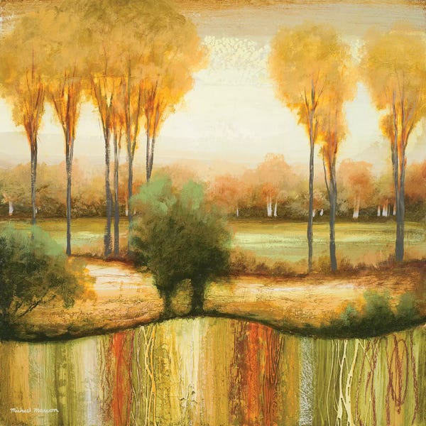 Marshes & Swamps: Early Morning Meadow I by Michael Marcon