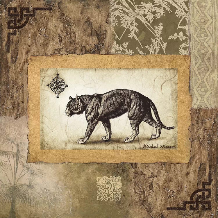 Ashanti Motifs I by Michael Marcon wall art
