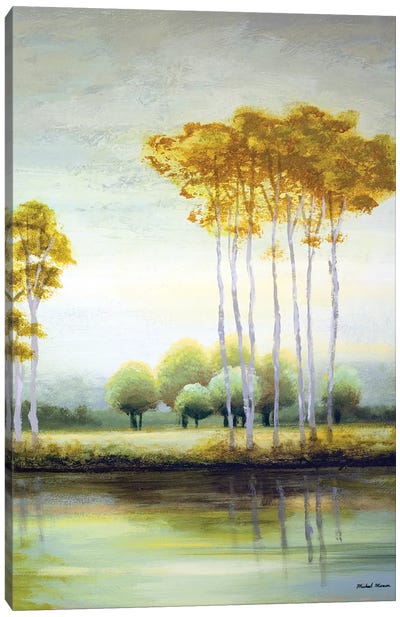 September Calm II Canvas Art Print - Marsh & Swamp Art