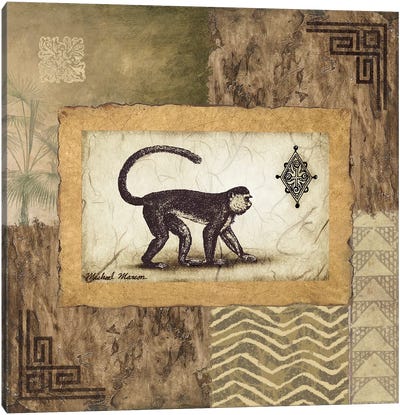 Ashanti Motifs II Canvas Art Print - Monkey Art