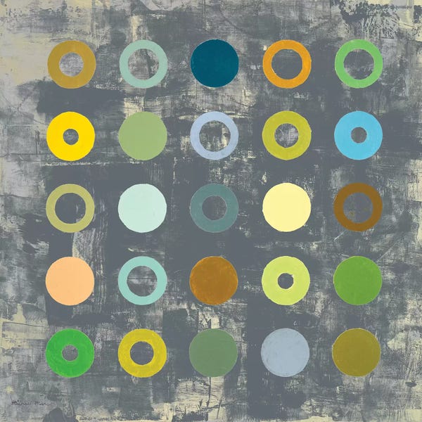 Squares With Concentric Circles Collection: Cloudy Days II by Michael Marcon