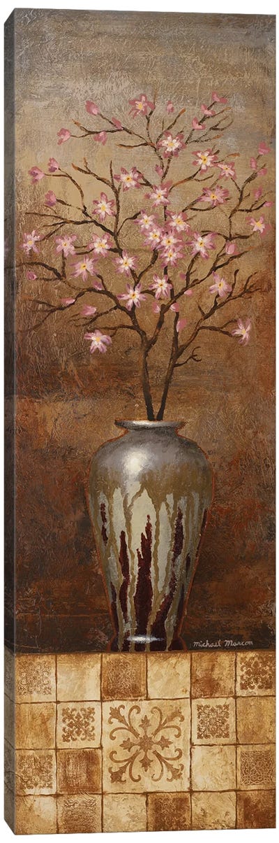 Fantasy Floral I Canvas Art Print - Pottery Still Life