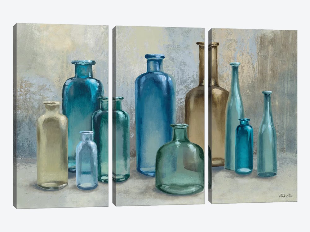 Glass Reflections by Michael Marcon 3-piece Canvas Wall Art