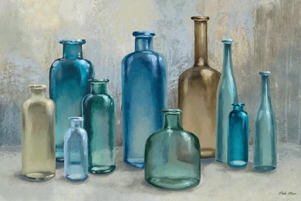 Pottery Still Life: Glass Reflections by Michael Marcon