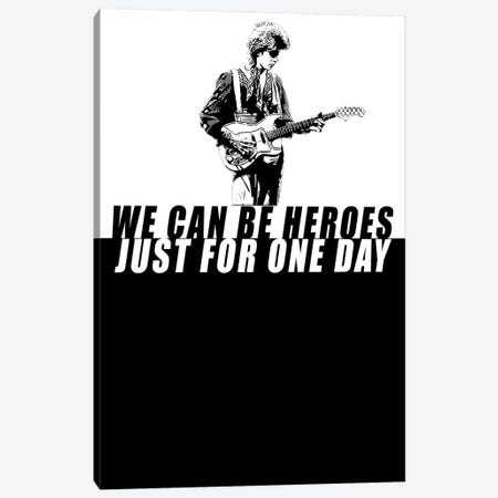 David Bowie - Heroes Canvas Print #MMD16} by JMA Media Canvas Print