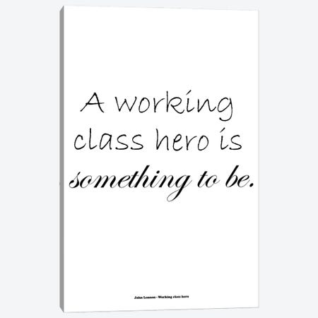 John Lennon - Working Class Hero Canvas Print #MMD29} by JMA Media Canvas Art Print