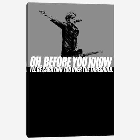 Catfish And The Bottlemen - Glasgow (Gray And Black) Canvas Print #MMD30} by JMA Media Canvas Art