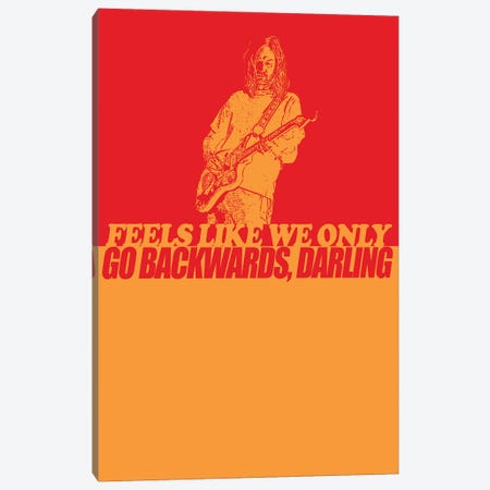Tame Impala - Feels Like We Only Go Backwards Canvas Print #MMD48} by JMA Media Canvas Print