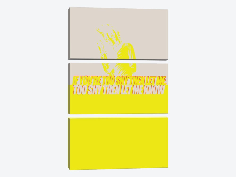 The 1975 - If You're Too Shy Let Me Know 3-piece Canvas Art