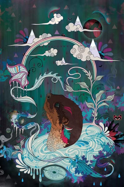 Delicate Distraction by Mat Miller framed canvas print