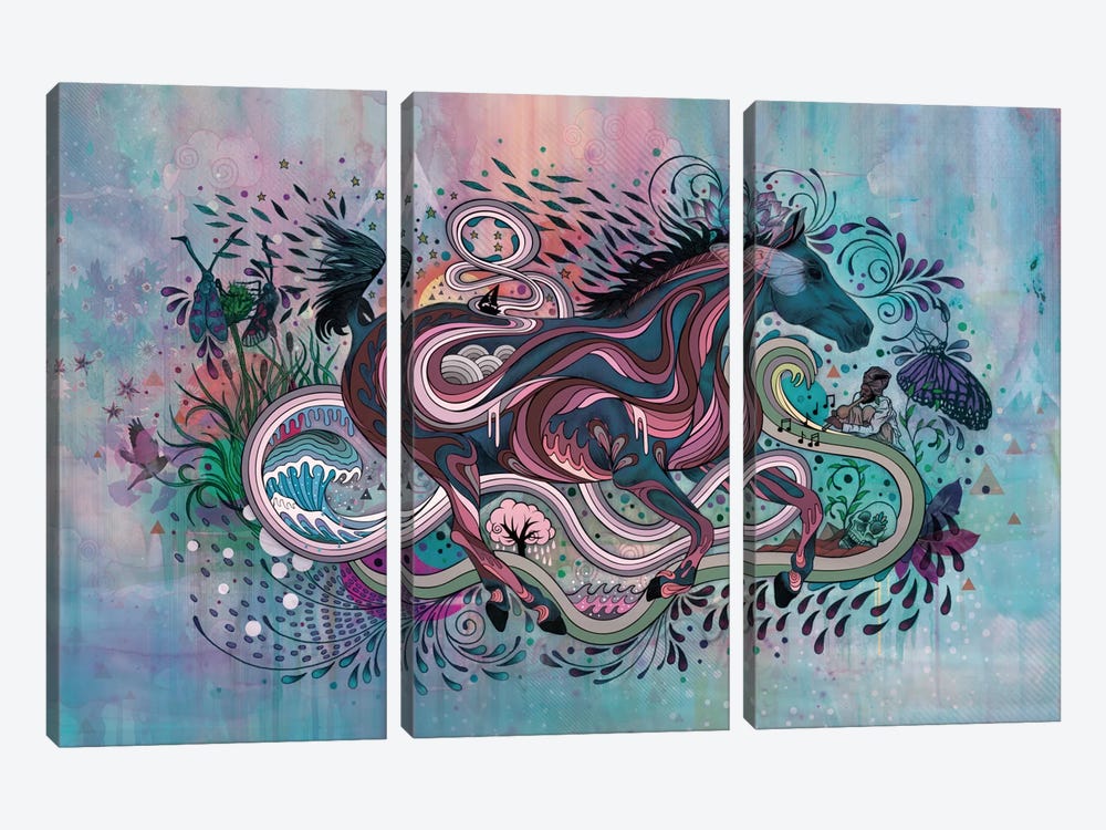Poetry In Motion by Mat Miller 3-piece Canvas Artwork