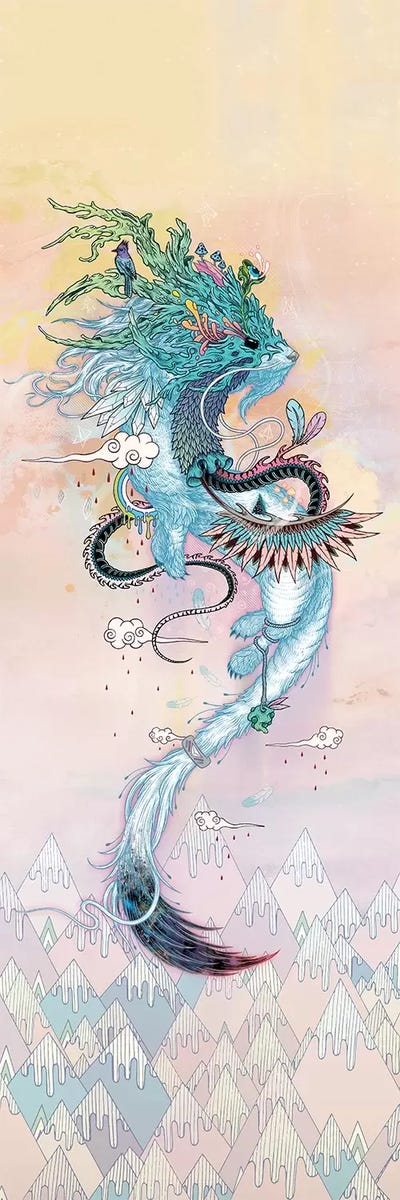 Journeying Spirit (Ermine) by Mat Miller canvas print