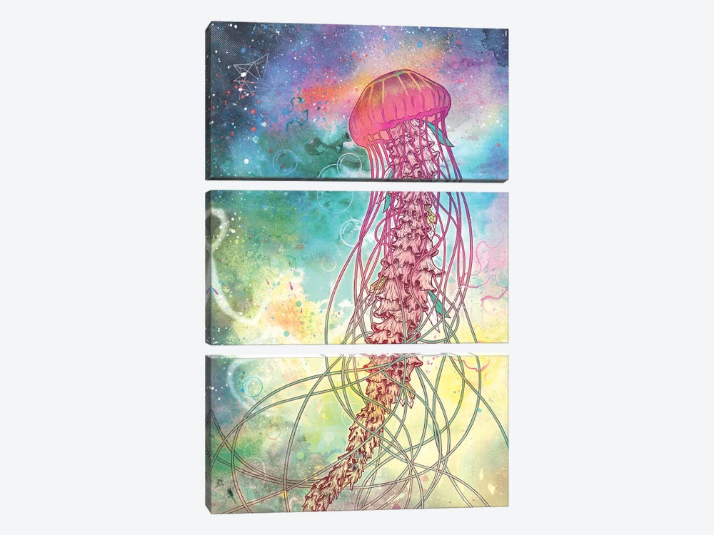 Space Jelly by Mat Miller 3-piece Canvas Artwork