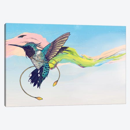 Hummingbird Canvas Print #MMI52} by Mat Miller Art Print
