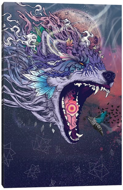Kalopsia Canvas Art Print - Wolf Art