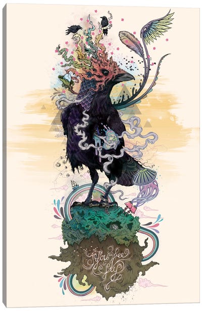 Free To Fly Canvas Art Print - Bestiary