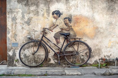 Bike Ride by Mark MacLaren Johnson canvas print