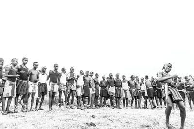 Dancing Boys by Mark MacLaren Johnson metal wall art