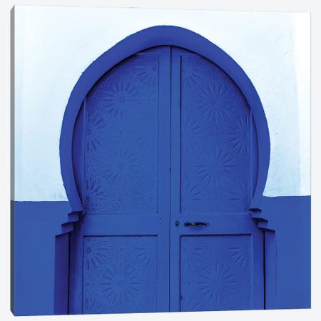 Blue White Door Canvas Print #MMJ26} by Mark MacLaren Johnson Canvas Artwork
